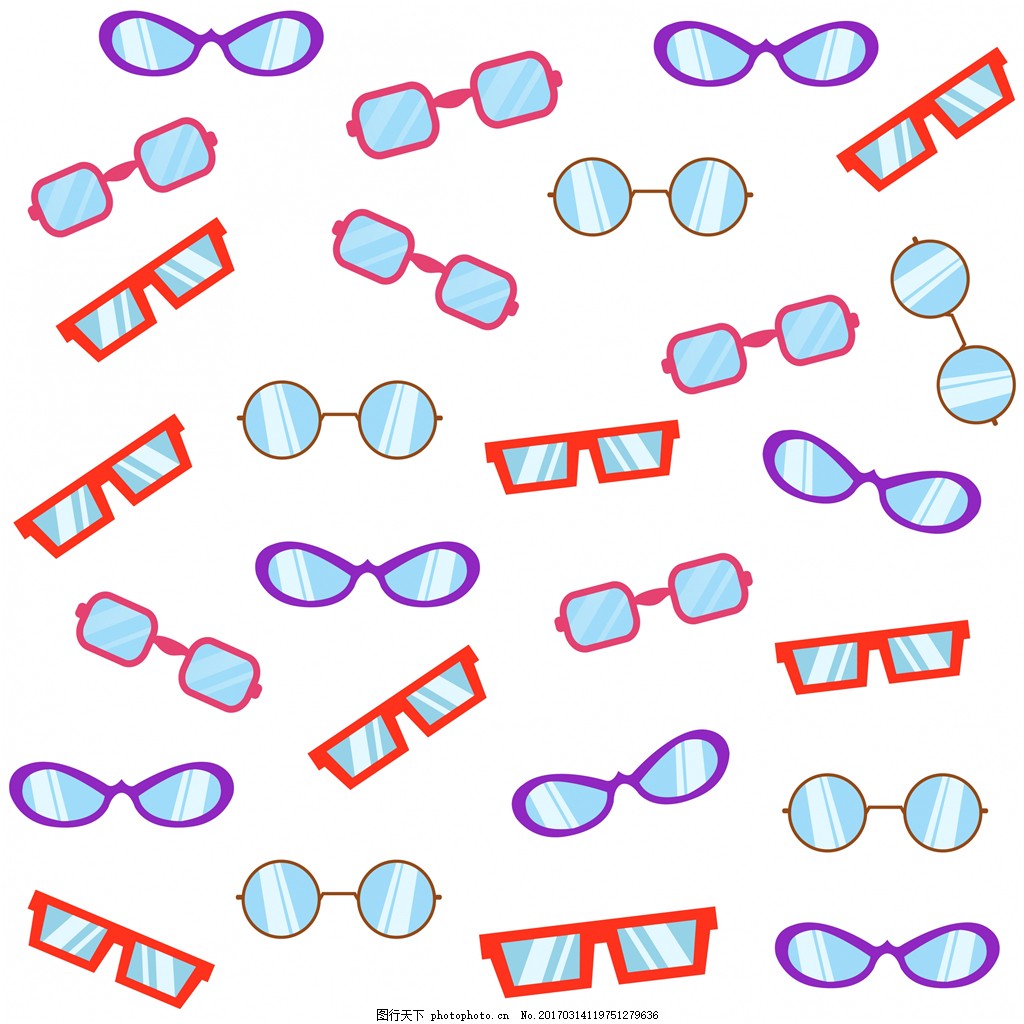 眼镜背景素材