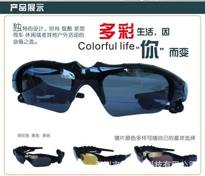 工厂直销新款蓝牙MP3眼镜 融合时尚与科技的听觉盛宴